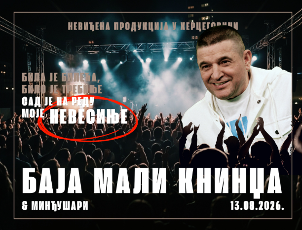 Baja mali Knindža concert Nevesinjska olimpijada